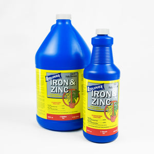 
                  
                    Load image into Gallery viewer, Gallon and quart of iron and zinc fertilizer
                  
                
